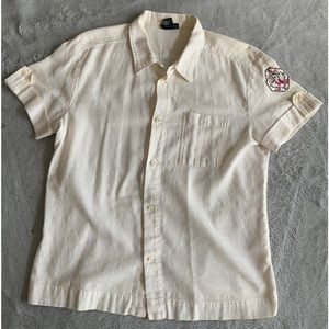 Diesel men’s button down short sleeve shirt.